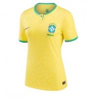 Brasilien Fußballbekleidung Heimtrikot Damen WM 2022 Kurzarm